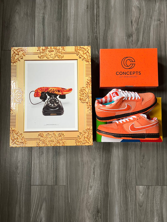 Concepts x Nike SB Dunk Low "Orange Lobster" Special Box