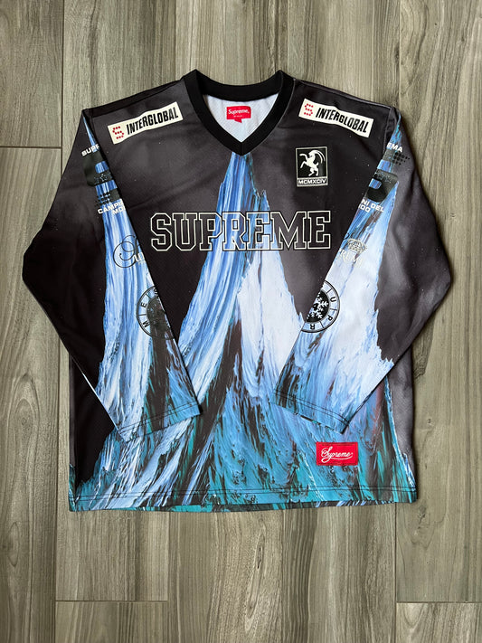 Supreme FW21 Mountain Hockey Jersey Black