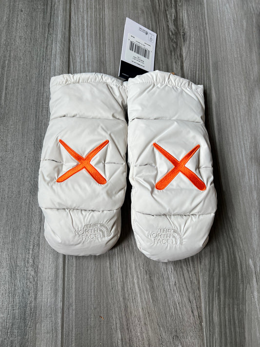 KAWS x The North Face Nuptse Mitt Moonlight Ivory