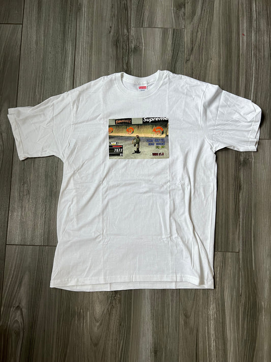 Supreme x Thrasher FW21 Game Tee White