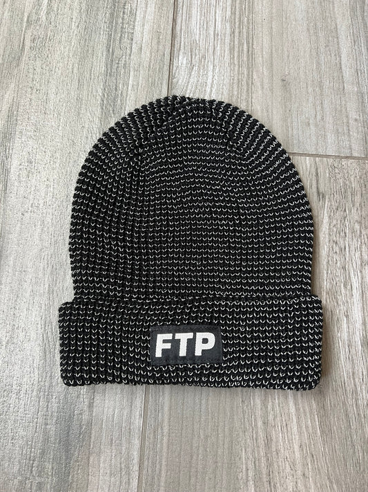 FTP Reflective Knit Beanie Black